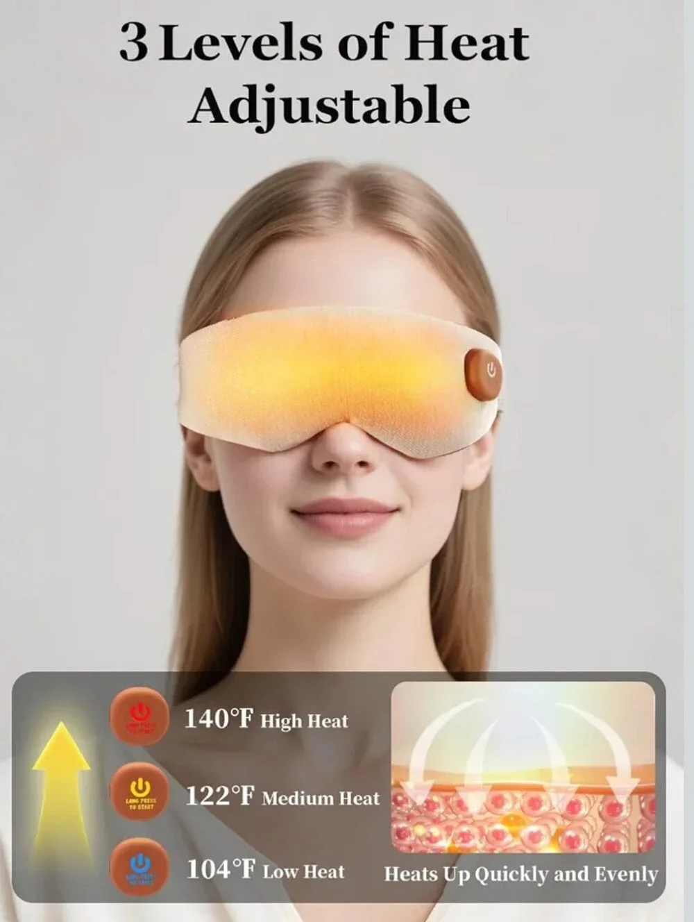 NWT Cordless Heated Eye Mask